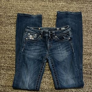 Size 14 Girls Miss Me Jeans with a 29” inseam